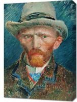 Obraz 50x70cm Self-Portrait 4, Van Gogh Vintage do Salonu