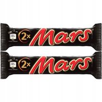 Mars Baton z nugatowym nadzieniem oblany karmelem i czekoladą 70 g x 2