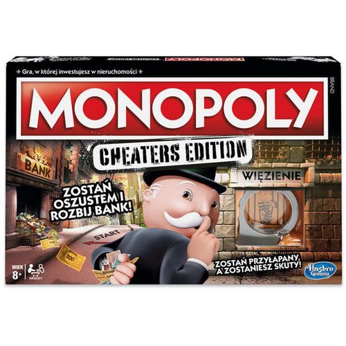 Gra Hasbro - Monopoly Cheaters Edition E1871 na Arena.pl