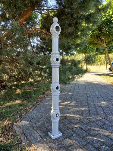 SŁUPEK PROSTY BARIERY PORĘCZ  H-1262mm na Arena.pl