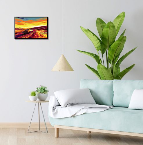 Plakat 45x30cm Pędź Przed Siebie na Arena.pl