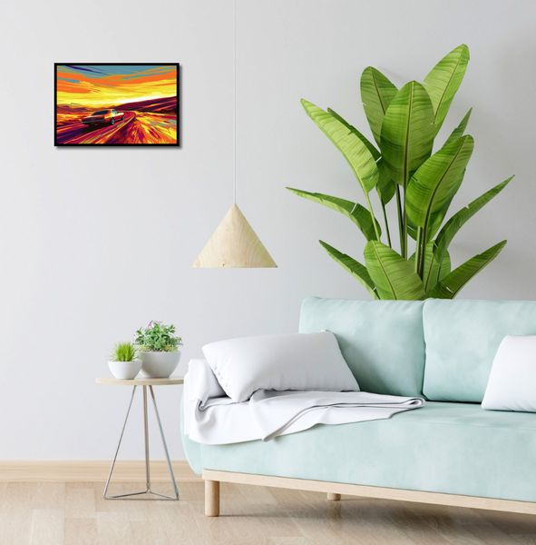 Plakat 45x30cm Pędź Przed Siebie zdjęcie 4