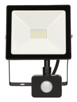 naświetlacz led z pir 20w, 1600lm, ip44, 4000k, alu+szkło - sd-fl/r-1