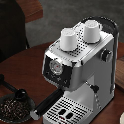 Iceagle Ekspres do kawy espresso CM1665, manometr, 20 barowa włoska pompa na Arena.pl