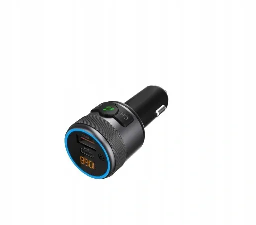 TRANSMITER FM BLUETOOTH USB TYP C QC 3.0 + PD BASS zdjęcie 15
