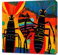 Obraz 70x70cm Taneczne Rytmiki