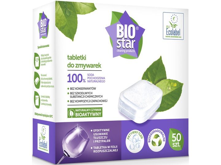 Tabletki do zmywarek BIOSTAR Cleaning 50 szt. zdjęcie 1