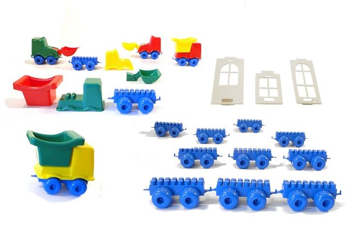 Hemar duży kuferek z klockami K1, 1000 elementów zdjęcie 2