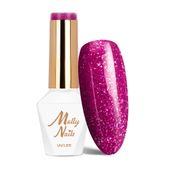 Lakier hybrydowy LED/UV Gel Polish Molly Nails Spotlight Nr 634 Pink 8g