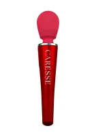 caresse compact wand massager 25 cm silikonowy ipx7 5 trybow