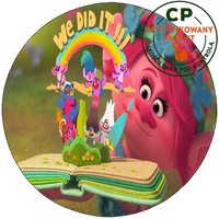 Opłatek na tort Trolls Trolle