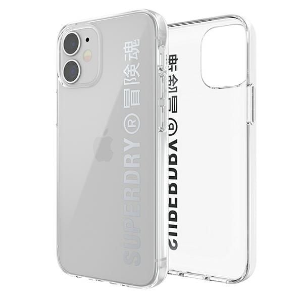 superdry snap iphone 12 mini clear casesrebrny/silver 42590 zdjęcie 2