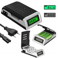 Szybka Ładowarka do Baterii Akumulatorków Paluszków AA i AAA Automatyczna