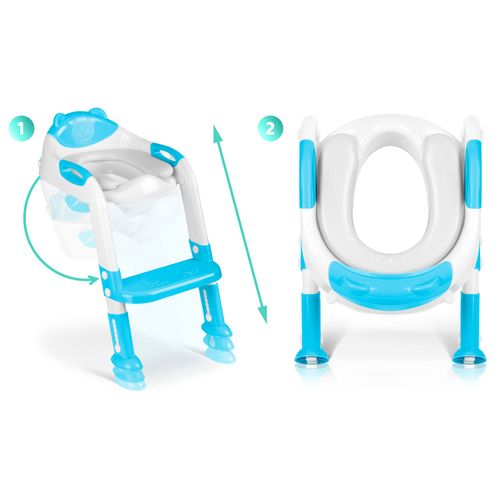 Nakładka na sedes z drabinką miś Ricokids 729200 niebieska na Arena.pl