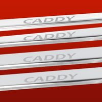 Listwa progowa VOLKSWAGEN CADDY MK3 2K Stal nierdzewna 304 połysk 4szt