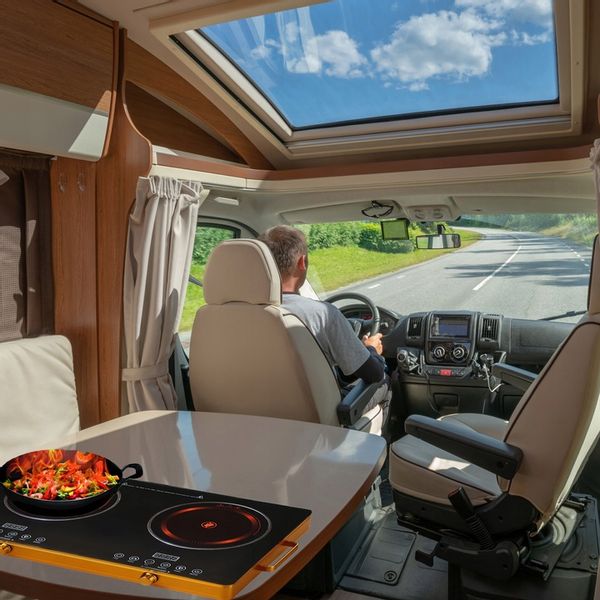 KUCHENKA PŁYTA GRZEWCZA PODWÓJNA DWUPALNIKOWA PRZENOŚNA 4000W ELEKTRYCZNA zdjęcie 16