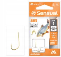 PRZYPONY WIĄZANE - SENSUAL - SODE nr 10 G / żyłka: 0.14mm/70cm