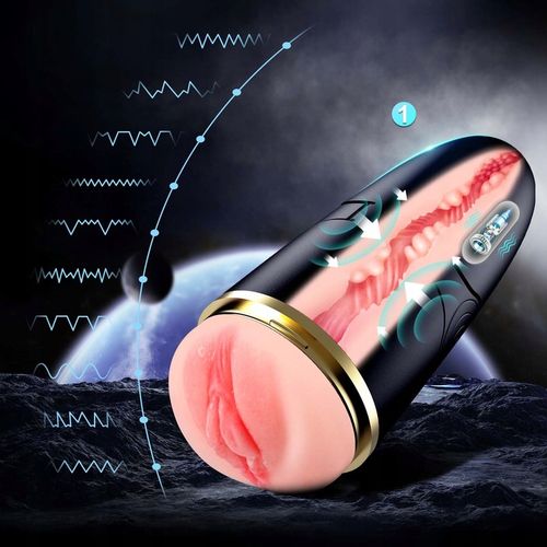 Realistyczne wibracje Męski masturbator Automatyczny 3D POCHWA na Arena.pl