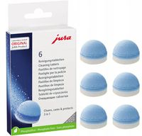 Tabletki 3-fazowe czyszczące Jura 62715 / 24225 do ekspresu 6 szt Oryginał