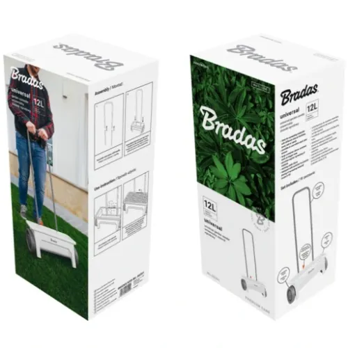 Siewnik Ogrodowy do Nawozów Trawy Uniwersalny Rozsiewacz Rozrzutnik 12L na Arena.pl