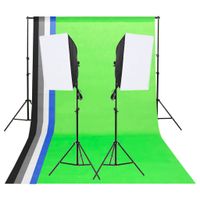Zestaw do studia fotograficznego, tła i softboxy