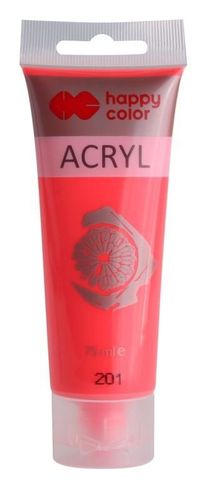 farba akrylowa 75 ml czerwony fluor (201) na Arena.pl