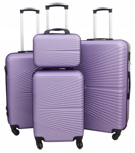 ZESTAW WALIZEK 4w1 WALIZKA PODRÓŻNA NA KÓŁKACH GRAVITT 1203 na Arena.pl