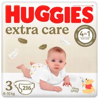 HUGGIES pieluszki Extra Care 3 (6-10 kg) Mega 3x72 szt.
