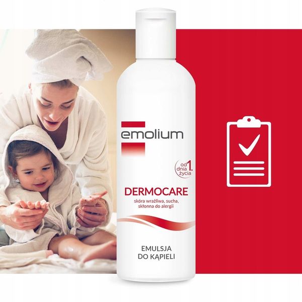 EMOLIUM DERMOCARE 400 ml emulsja do kąpieli zdjęcie 2
