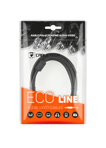 Kabel USB wtyk- USB wtyk 1m Cabletech Solidny Eco-Line na Arena.pl