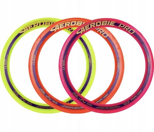 OBRĘCZ DO RZUCANIA AEROBIE PRO FRISBEE ŻÓŁTE na Arena.pl