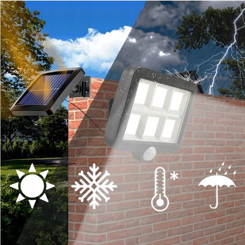 LAMPA SOLARNA 120 COB LED KABEL 5M LS2 na Arena.pl