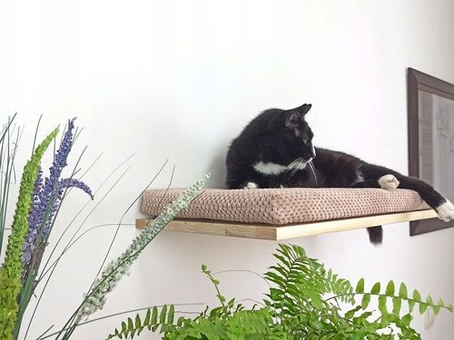 Półka ścienna dla kota, wisząca FLAT 75 cm SH-F75 na Arena.pl
