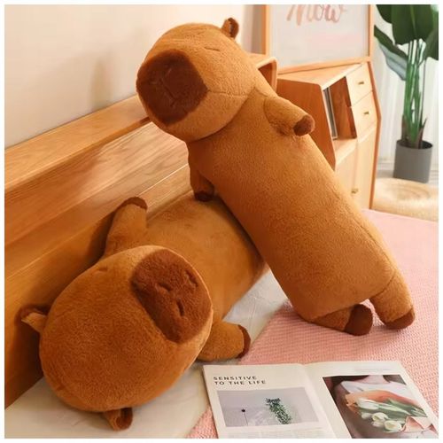 KAPIBARA WAŁEK 50CM PLUSZAK ZABAWKA MASKOTKA PLUSZOWA PRZYTULANKA MIĘKKA na Arena.pl