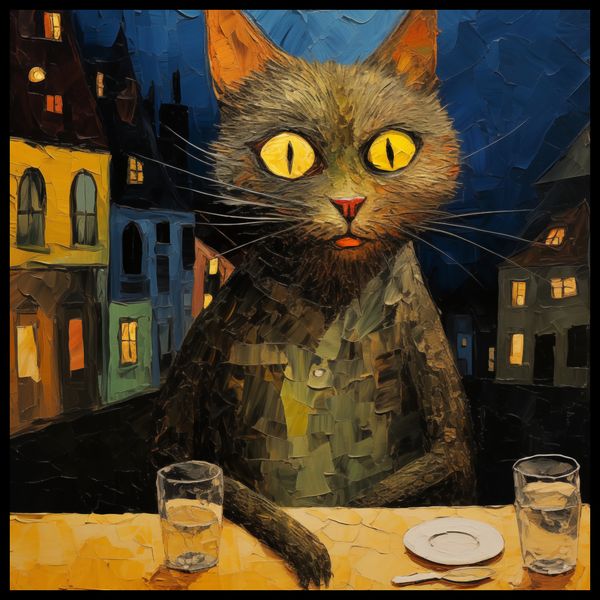 Plakat 60x60cm Nocny Obserwator zdjęcie 2