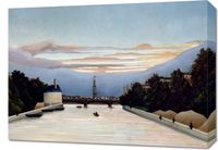 Obraz 70x50cm The Eiffel Tower, Rousseau Vintage do Salonu