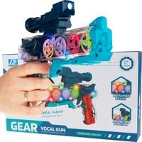 PISTOLET GEAR TRYBIKI ZĘBATKI ŚWIATŁO DŹWIĘKOWY