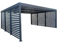 CarPort PREMIUM - wiata samochodowa 6x6 dodatkowa zabudowa TS1113