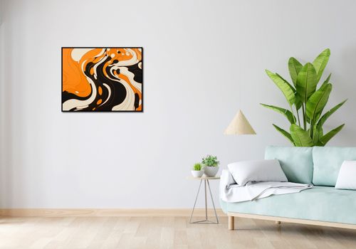 Plakat 76x60,5cm Tańczący Atrament na Arena.pl
