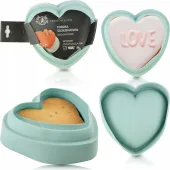 FORMA SILIKONOWA SERCE 5,4 x 14,6 x 16,5 CM LODY MUS CIASTO DESER 3D BABKA