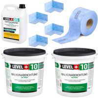 Szlam 2K 40kg Taśma 15m Hydroizolacja na Balkon i Taras