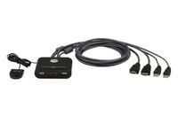 Aten 2-Port USB FHD HDMI Cable KVM