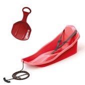 Sanki z oparciem TOPO zapinane pasy + Ślizg na zimę