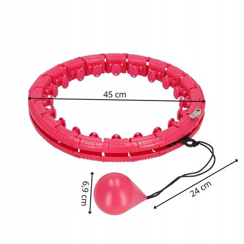HULA HOP ODCHUDZAJACE OBCIĄŻENIE WYPUSTKI MODUŁOWY MASAŻER + OBCIĄŻNIK na Arena.pl