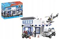 Klocki konstrukcyjne Playmobil Posterunek Policji 204 elementy 3 lata +