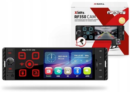 Radio samochodowe Xblitz RF350CAM 1-DIN na Arena.pl