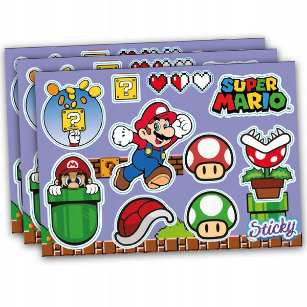 Naklejki na rower kask MARIO zdjęcie 1