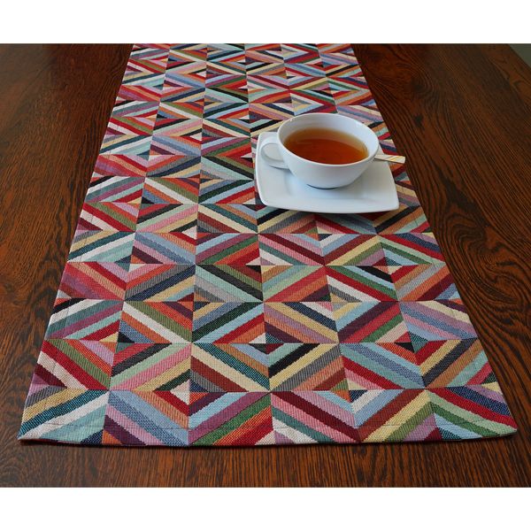 Bieżnik gobelinowy CUBIC Multikolor 140cm zdjęcie 2