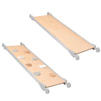 zjeżdżalnia mini Woodiko - drewno-pastel