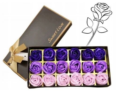 PREZENT WALENTYNKI 18szt mydełka na Arena.pl